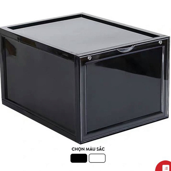 Hộp đựng giày PTLUXURY chất liệu nhựa cứng trong suốt  [ HÀNG VIỆT NHẬT ]
