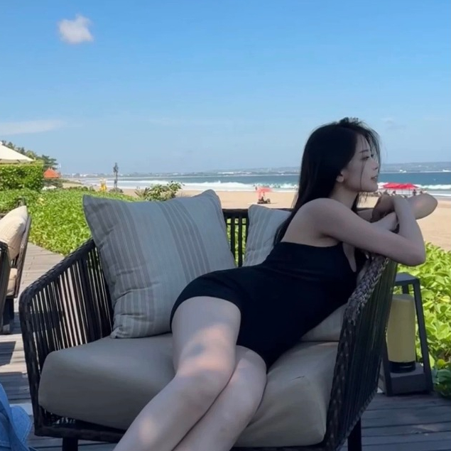 [ĐỒ BƠI LIỀN MẢNH] Bikini liền mảnh 2 DÂY FORM SHORT màu đen năng động | BigBuy360 - bigbuy360.vn