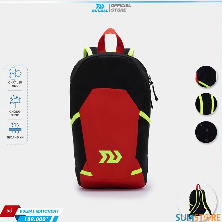 Balo Thể Thao Bulbal MatchDay Màu Đỏ - Balo Thể Thao Chống Thấm Nước