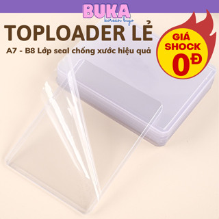 Toploader Buka kích thước A7 - B8 đựng card ảnh idol Kpop, đựng card Anime lẻ 1 chiếc