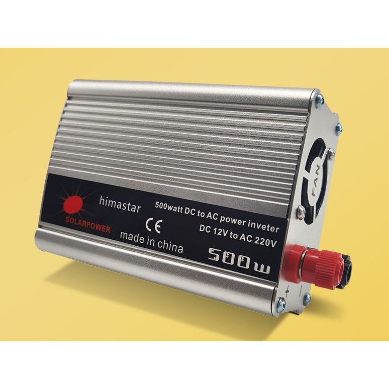 Kích điện 12V lên 220V 500W loại tốt sin chuẩn biến tần 12v bộ đảo điện 12v lên 220v