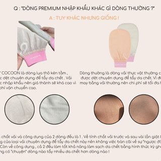   NHẬP KHẨU  Găng Tay Tẩy Da Chết Cao Cấp Nhập Khẩu Thổ Nhĩ Kỳ LAMER 