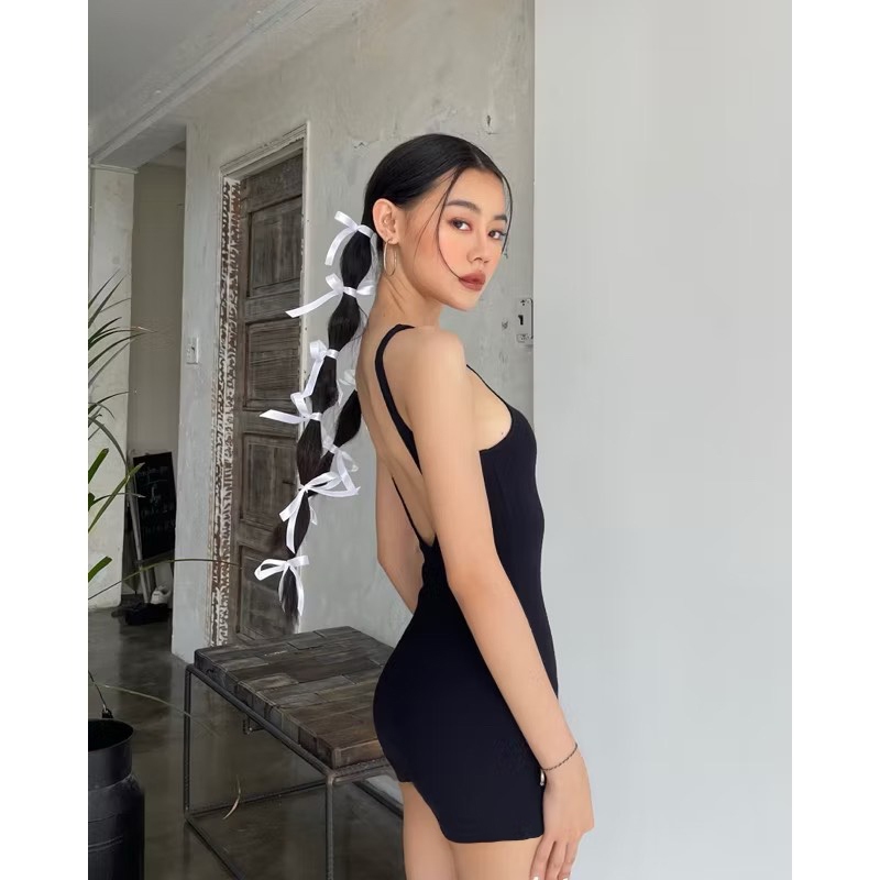 [ĐỒ BƠI CAO CẤP] Bikini, áo bơi liền mảnh khoét lưng chữ V FORM SHORT màu đen sành điệu | BigBuy360 - bigbuy360.vn