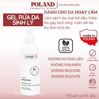 Sữa rửa mặt Ziaja Med Trắng Lipidowa cho da khô, nhạy cảm, dị ứng 200ml