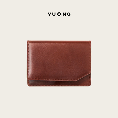 Ví card Vuông Shop®️ xéo cạnh da thật