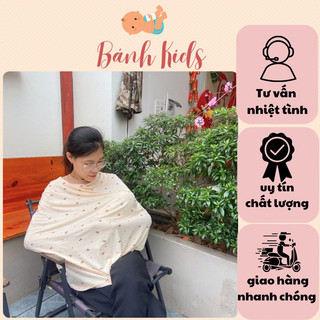 Khăn Choàng Cho Bé Bú, Đa Chức Năng Tiện Lợi Cho Mẹ, Chất Liệu Mềm Mại, Co Dãn Tốt, Xoay 360 độ. (giá dùng thử)