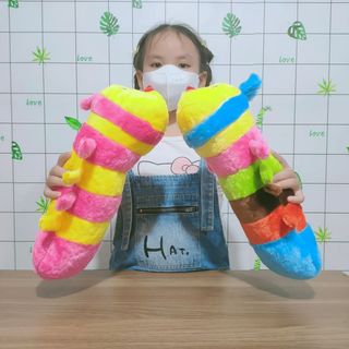 GẤU BÔNG SÂU LÔNG 35CM