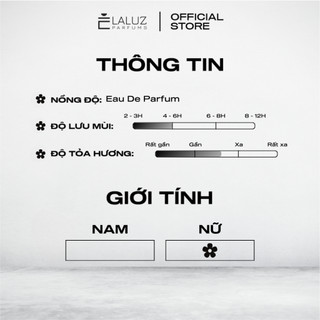 [LALUZ] Nước hoa nữ Ch.loe EDP 10ml hương thơm nữ tính và tinh tế