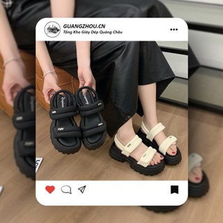 Dép Nữ Quai Da Miu Miu N413 Full Box Hot Trend, Sandal Nữ Đế Cao 5cm QCCC Thời Trang