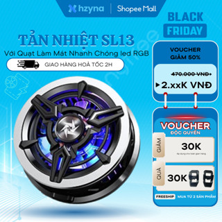 Quạt Tản Nhiệt SL-13 , Sò Lạnh Hỗ Trợ Tản Nhiệt Điện Thoại , Giảm Lag Khi Chơi game , Led GRB , Quạt 3 Chế Độ.