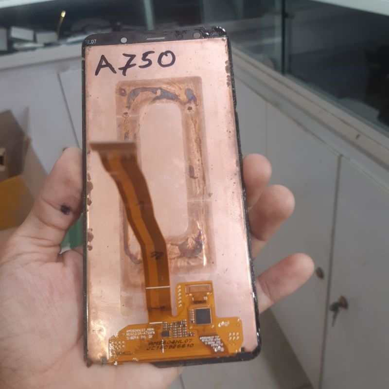 Màn hình sam sung A750 - A7 2018 zin super AMOLED chết cho thợ kỹ thuật lấy cáp