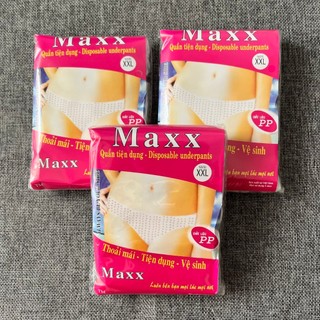 SALE 1 Gói (5 cái) Quần lót giấy Maxx dùng 1 lần cho mẹ sau sinh và phụ nữ