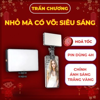Đèn trợ sáng chụp ảnh ST120 đèn LED hỗ trợ sáng selfie 120 hạt 12W chỉnh nhiệt độ màu