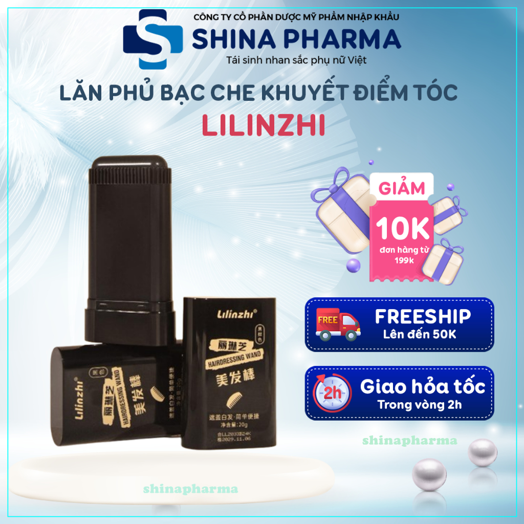 Lăn Phủ Tóc Bạc, Che Hói Đầu LILINZHI HAIRDRESSING WAND – Lược LILINZHI Giải Pháp Tóc Dày Dặn, Màu Sắc Tự Nhiên Mỗi Ngày