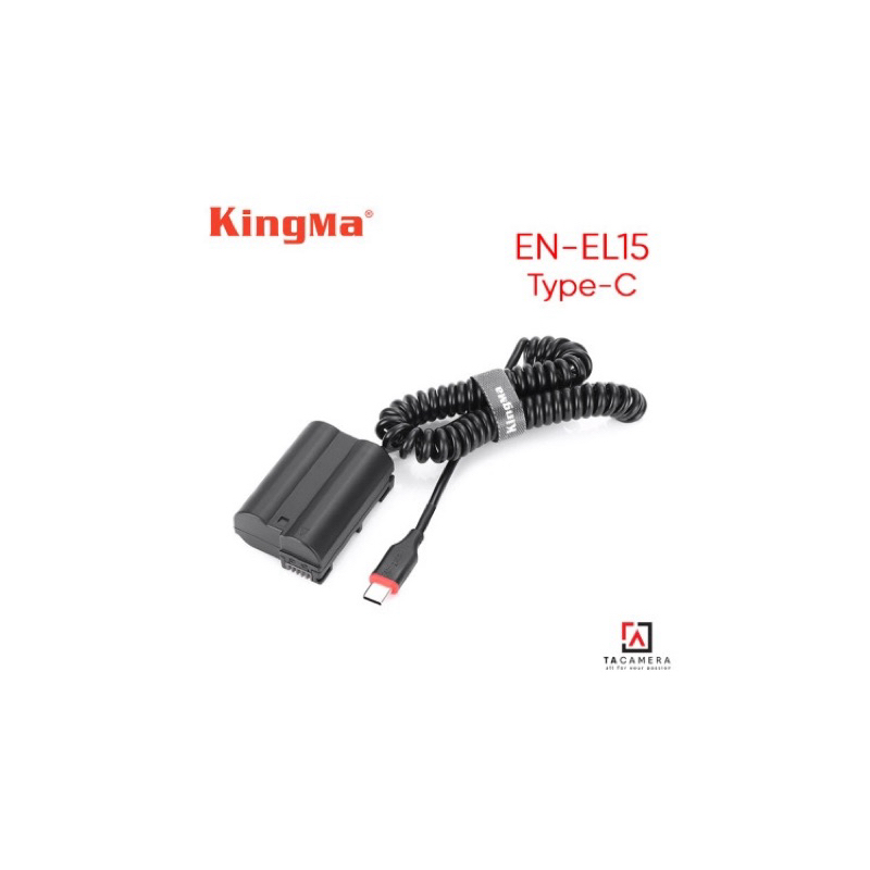 Pin Ảo - Dummy Battery KingMa Cho Nikon EN-EL15 Cổng Type-C