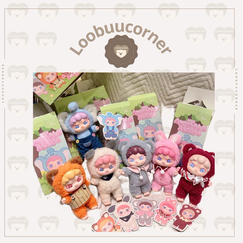 [Hỏa Tốc] Móc Khóa Thú Bông Dora Animals Series Vinyl Plush Doll TNT SPACE - Sưu Tầm