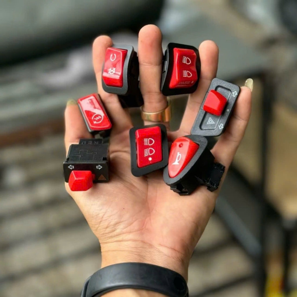 Nút Công Tắc Đỏ Honda Pasing Hazard Vision Ab Wave Airblade Sh Future Vario