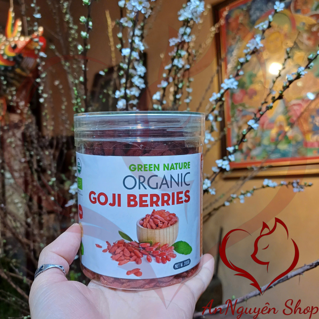 GREEN NATURE, KỶ TỬ HỮU CƠ 200GR – GREEN NATURE, ORGANIC GOJI BERRIES 200 GR