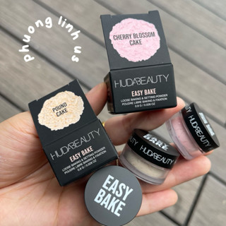 [Bill Sephora US-Minisize] Phấn phủ Huda Beauty Easy Bake Loose Baking & Setting Powder màu Cherry Blossom Cake