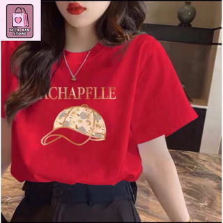 Áo thun nữ , áo nữ  in  hình cái nón chất liệu cotton co giãn bốn chiều mềm mại thoải mái khi mặc