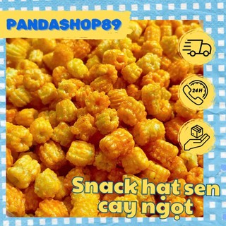  500g snack hạt sen nui sấy giòn cay ngọt 