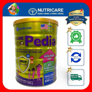 Sữa bột Care 100 Pedia ( Mẫu mới ) - 850g  date: mới nhất