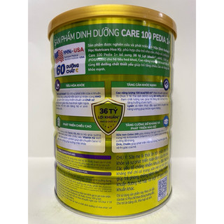 Sữa bột Care 100 Pedia ( Mẫu mới ) - 850g  date: mới nhất