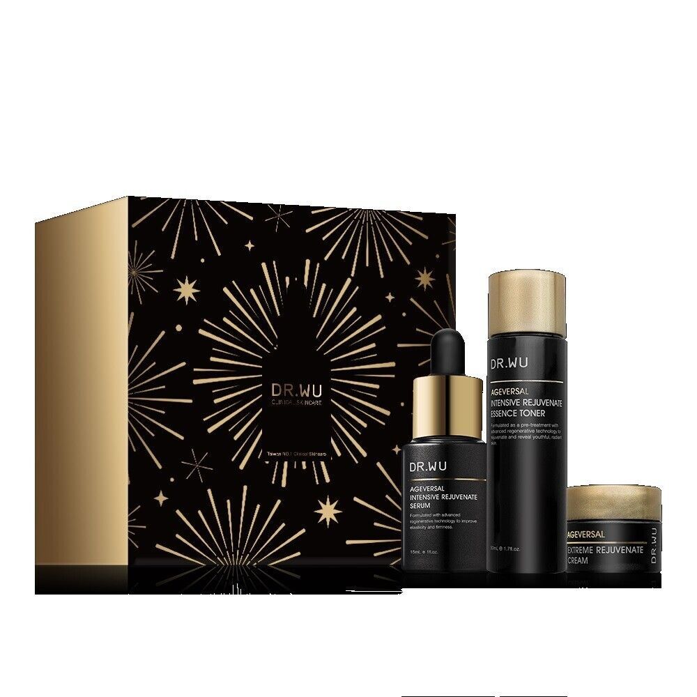 Set chống lão hoá da Dr.wu AGEVERSAL Intensive Rejuvenate (TONER 50ML- SERUM 15ML- KEM DƯỠNG 5ML)