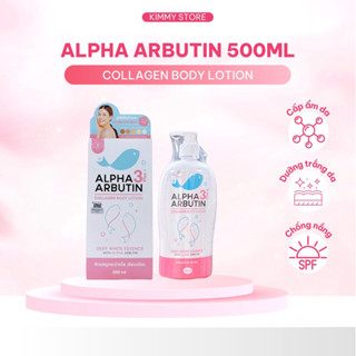  MẪU MỚI- 1 chai dưỡng thể alpha arbutin collagen lotion Precious thái lan 500ml 