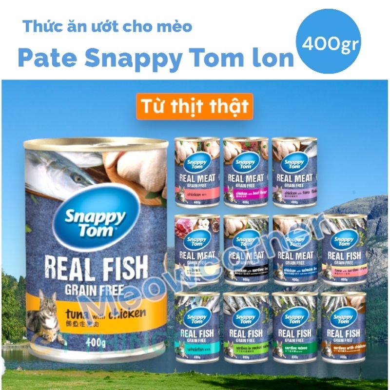 Pate Snappy Tom Lon 400g - Thức Ăn Pate Cho Mèo