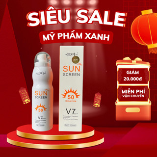 Kem xịt chống nắng SunScreen V7 Magic Flowers SPF 50 Hàn Quốc 200 ml