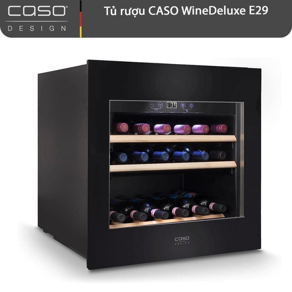 Tủ Rượu CASO WineDeluxe E29 - 29 chai
