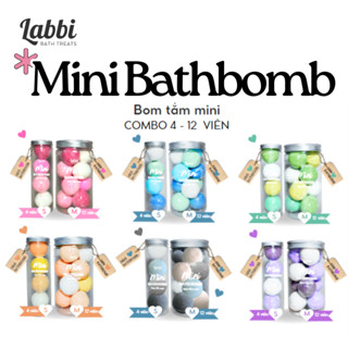 TỔNG HỢP [Labbi] Mini Bath bomb / Viên sủi bồn tắm / Bom tắm mini