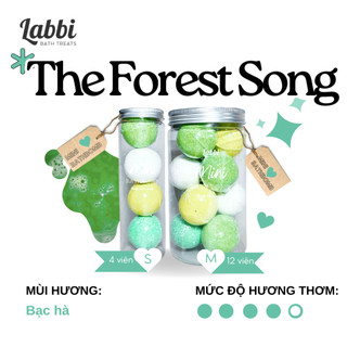  Bom sủi bồn tắm mini THE FOREST SONG  Labbi  Mini Bath bomb  Bomb tắm mini 