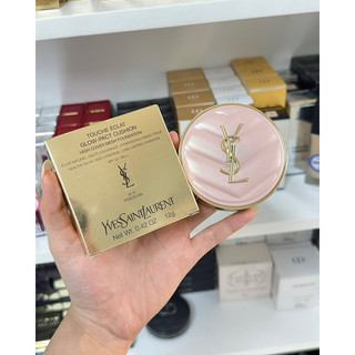 [Bill 🇰🇷 ] Cushion YSL Touche Éclat Glow Pact - Phấn Nước y—sl Vỏ Hồng Cho Da Khô