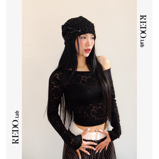 REDO.Lab - REN HOA ÁO THUN REN LỆCH VAI ÔM BODY BASIC