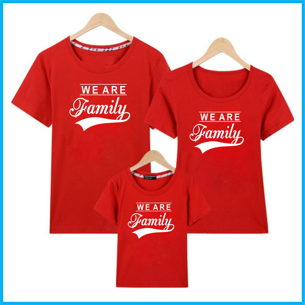 Áo gia đình we are family - in pet đẹp