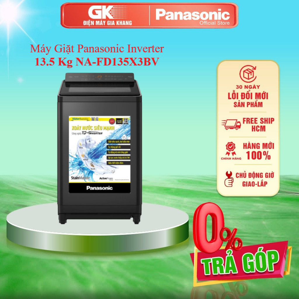 NA-FD135X3BV - Máy Giặt Panasonic Inverter 13.5 Kg NA-FD135X3BV