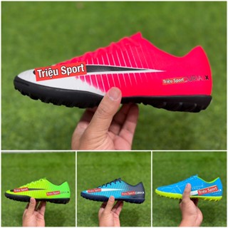 giày đá bóng me vic 6 tf ( khâu đế + tặng túi rút + tất + hộp )