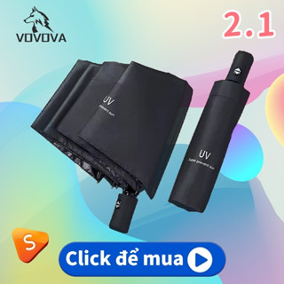 VOVOVA Ô dù tự động,chống mưa, chống nắng, chống tia cực tím, mở và đóng tự động ô che mưa Ô dù