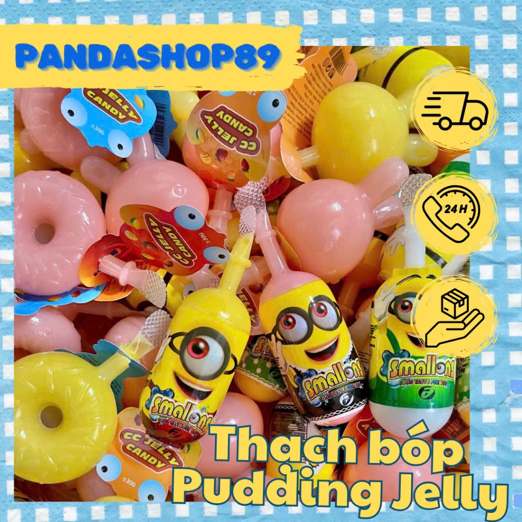 Thạch bóp Pudding Jelly vị trái cây (30~35g)