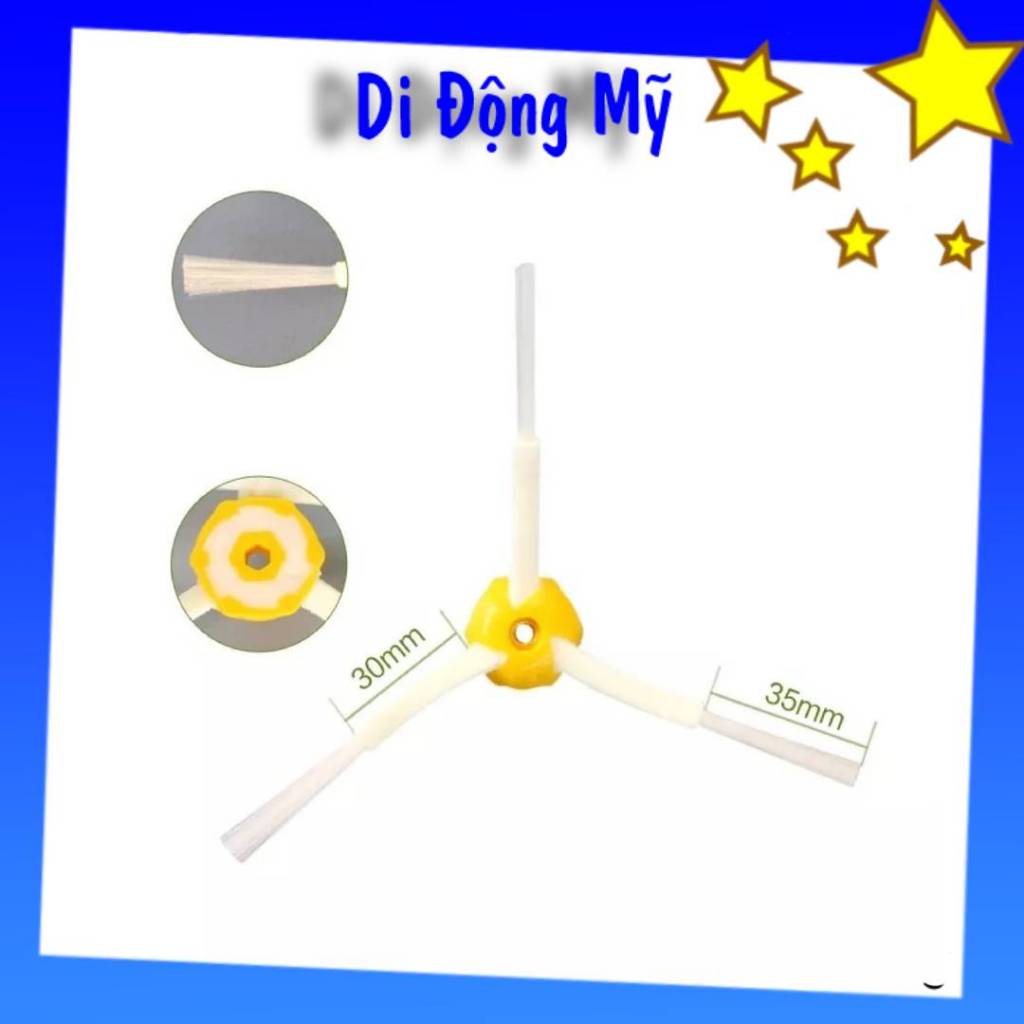 🔥 Chổi quét Roomba, Chổi quét phụ dự phòng 3 canh ( góc ) cho máy robot hút bụi iRobot Roomba Series