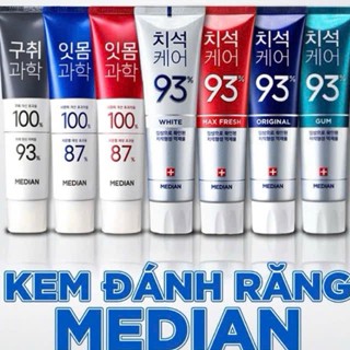 Kem Đánh Răng MEDIAN DENTAL IQ 93% 120g - MEDIAN GUM SCIENCE 87% - 93% 120g
