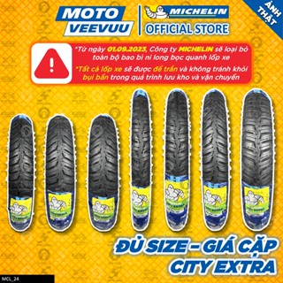 [MTVV] CẶP VỎ LỐP xe máy MICHELIN City Extra đủ size 60 70 80 90 100 110 120 130 140 150 10 14 16 17 2.25 2.50 2.75<END>