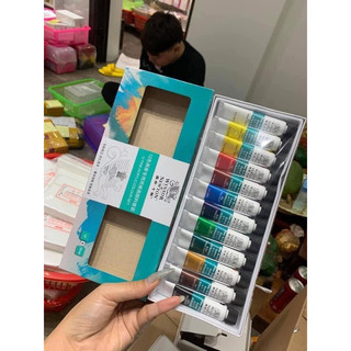 Sét Vẽ Cọ Bản 12 màu siêu đặc , Dùng Trong ngành Làm móng tay chân nail