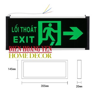 ĐÈN THOÁT HIỂM EXIT ĐÈN BÁO CHỈ DẪN LỐI THOÁT