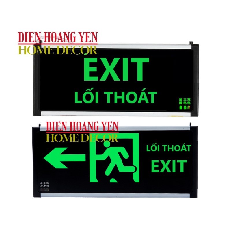 ĐÈN THOÁT HIỂM EXIT ĐÈN BÁO CHỈ DẪN LỐI THOÁT