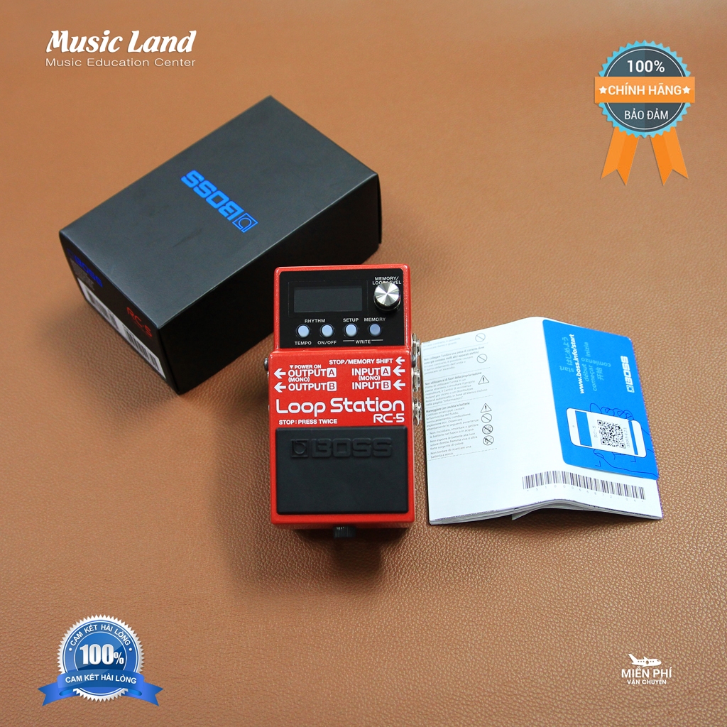 Phơ Guitar Điện  Boss Loop Station RC-5 – Chính Hãng