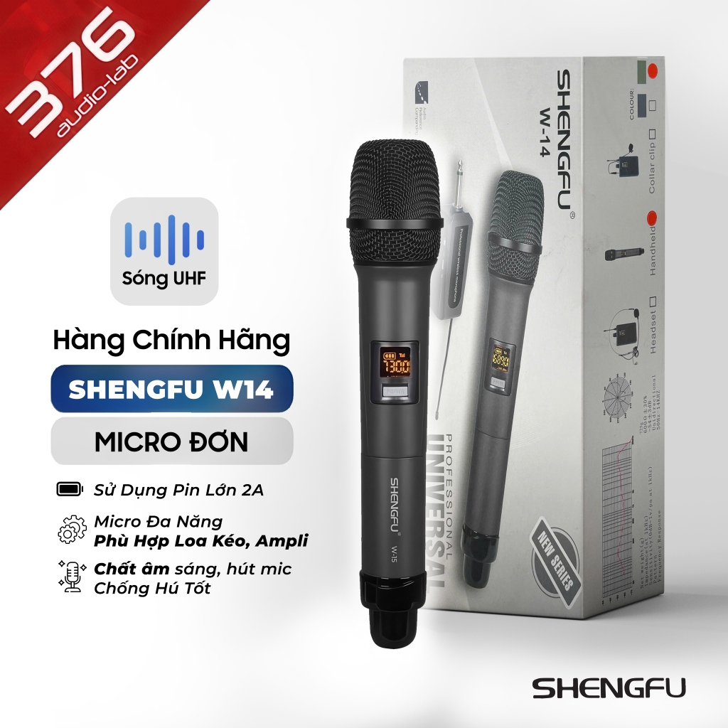 [CHÍNH HÃNG] MICRO KHÔNG DÂY SHENGFU W14 MICRO ĐA NĂNG
