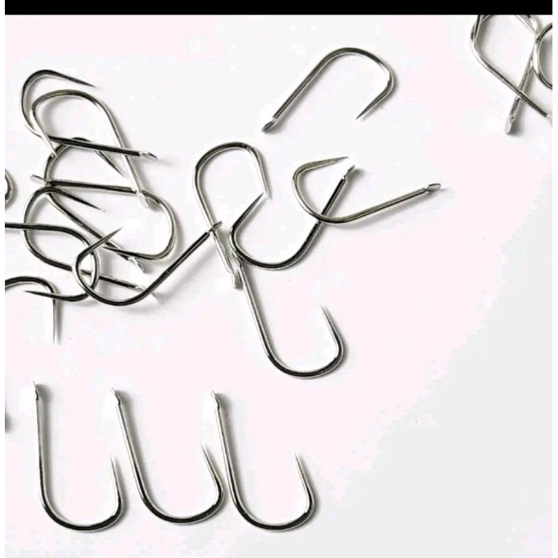 Lưỡi Câu Cá RÔ PHI không ngạnh 100 cái Mảnh nhẹ bền bén